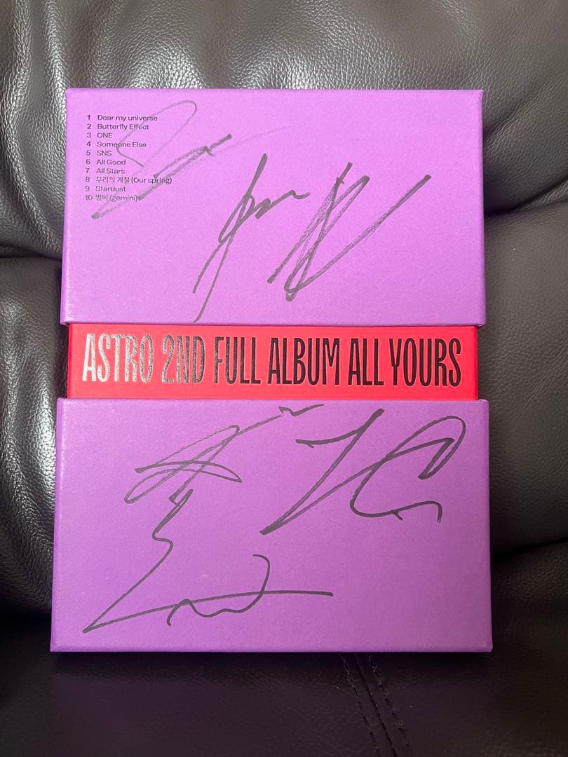 ASTRO 2ND FULL ALBUM ALL YOURS サイン入り
