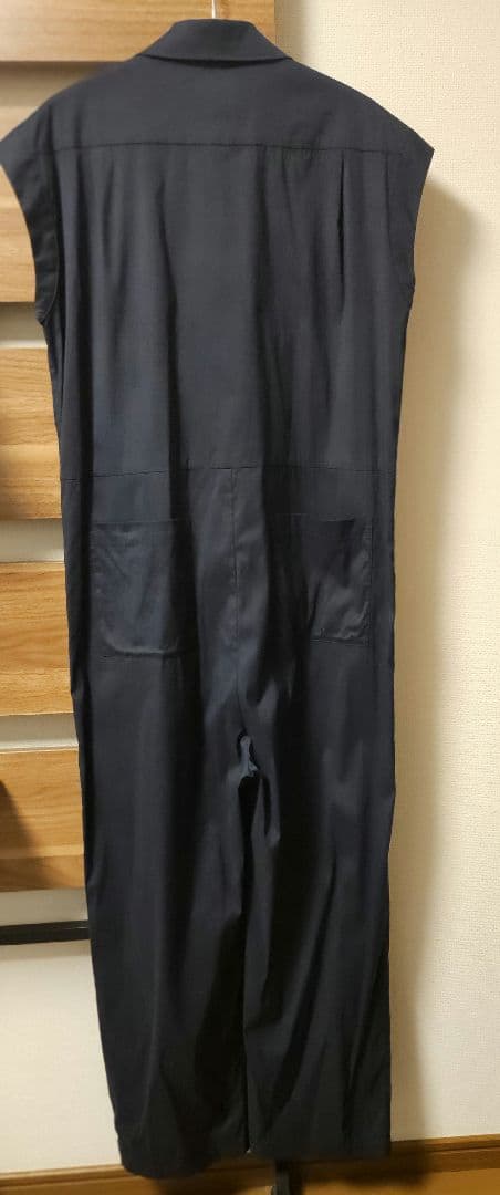 coa conte オープンカラー オールインワン ネイビー