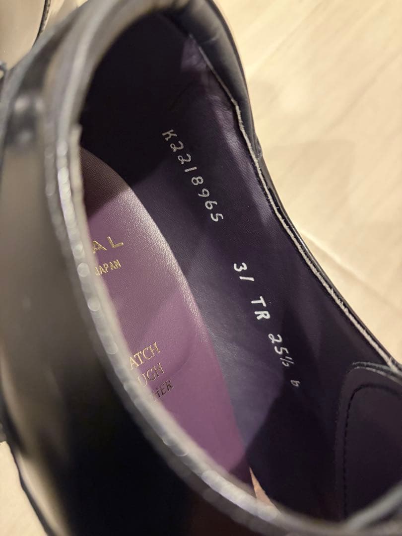 【極美品】REGAL リーガル　革靴　31TR ストレートチップ 25.5センチ