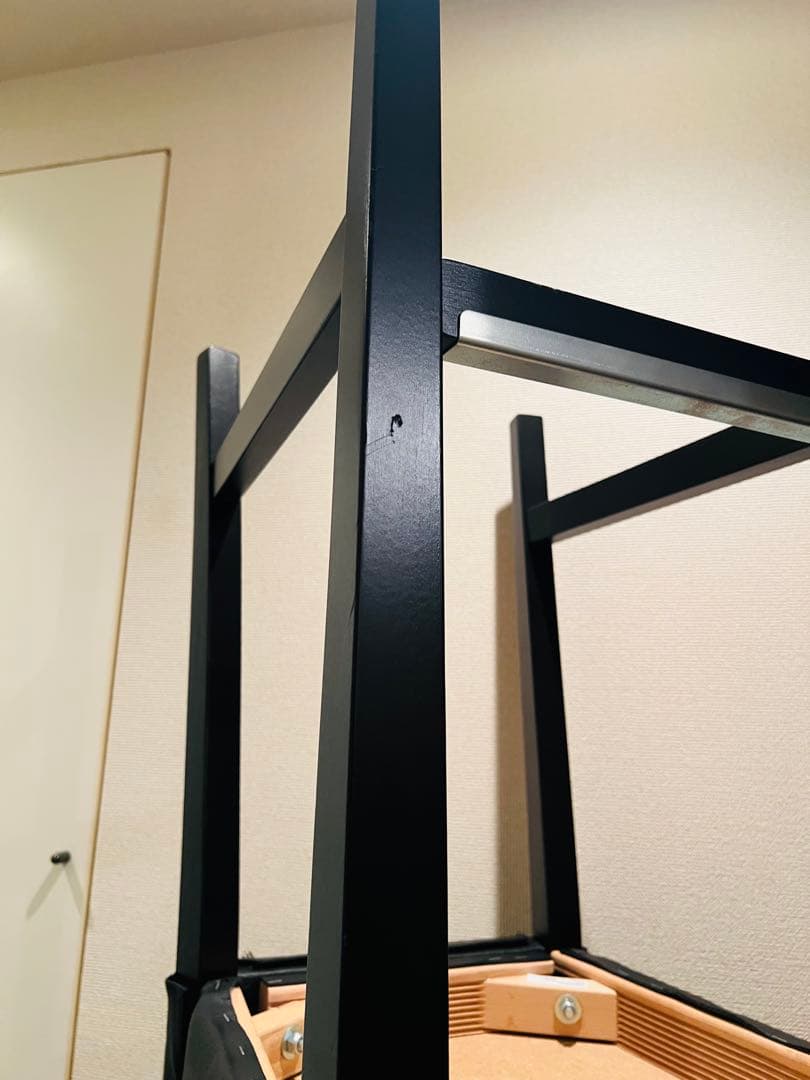 IKEAヘンリクスダール レザー カウンターチェア ハイスツール 二脚