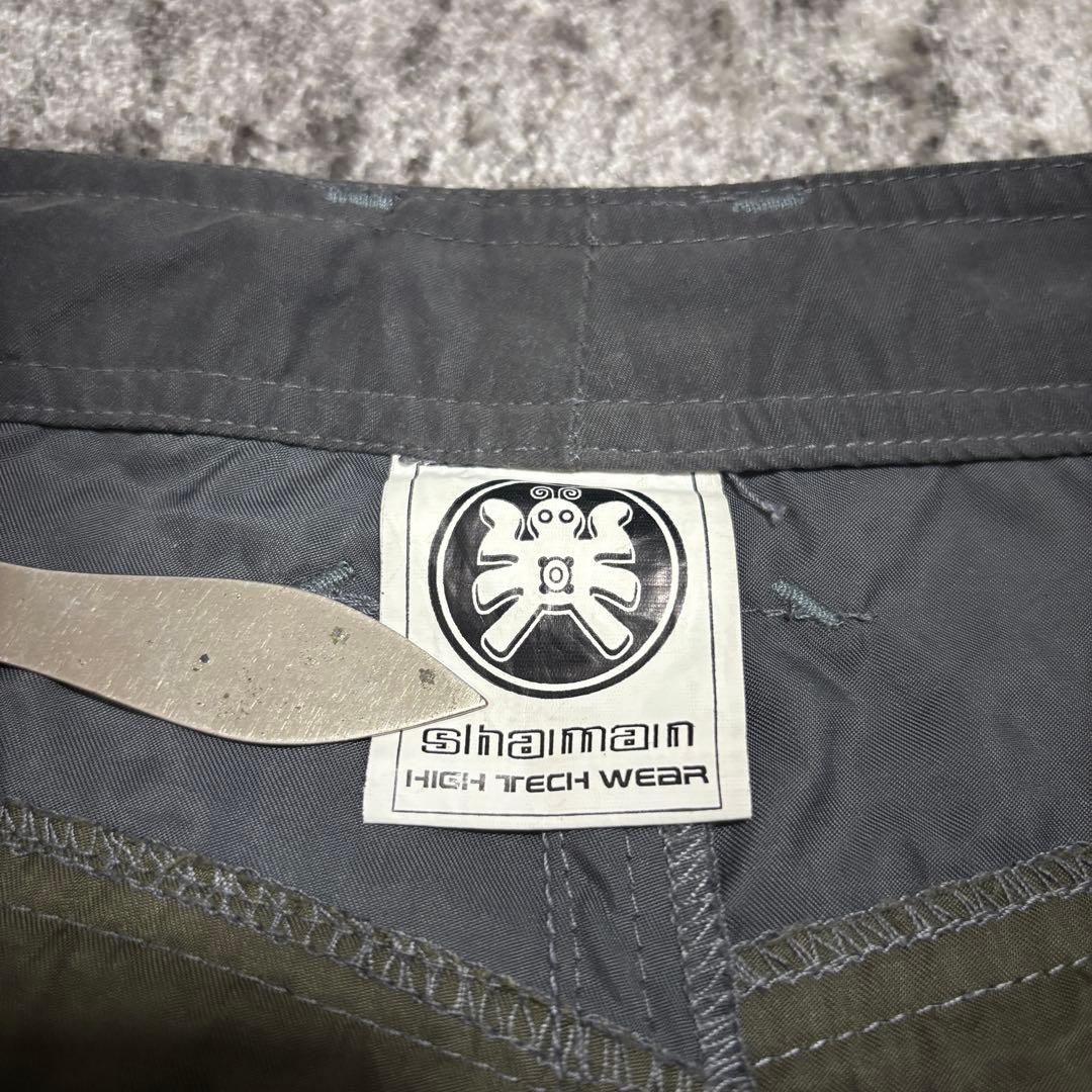 00s y2k shaman ハーフパンツ サイケ レイヴ サイバー fotus