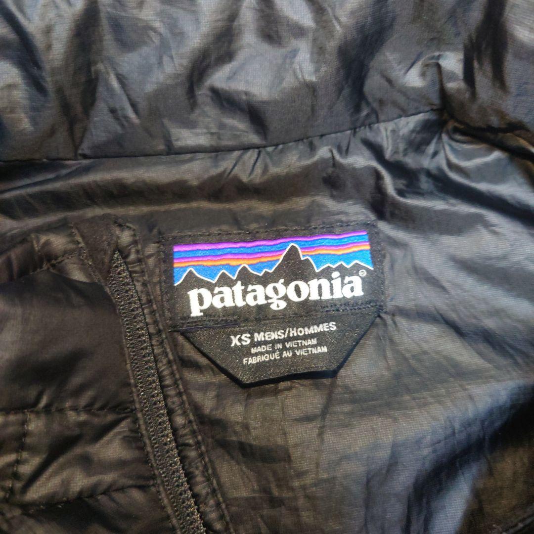 Patagonia ブラック ナノパフ ベスト mensXS