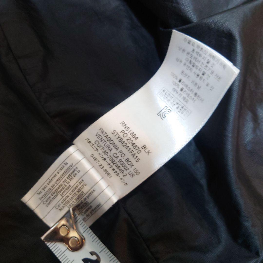 Patagonia ブラック ナノパフ ベスト mensXS