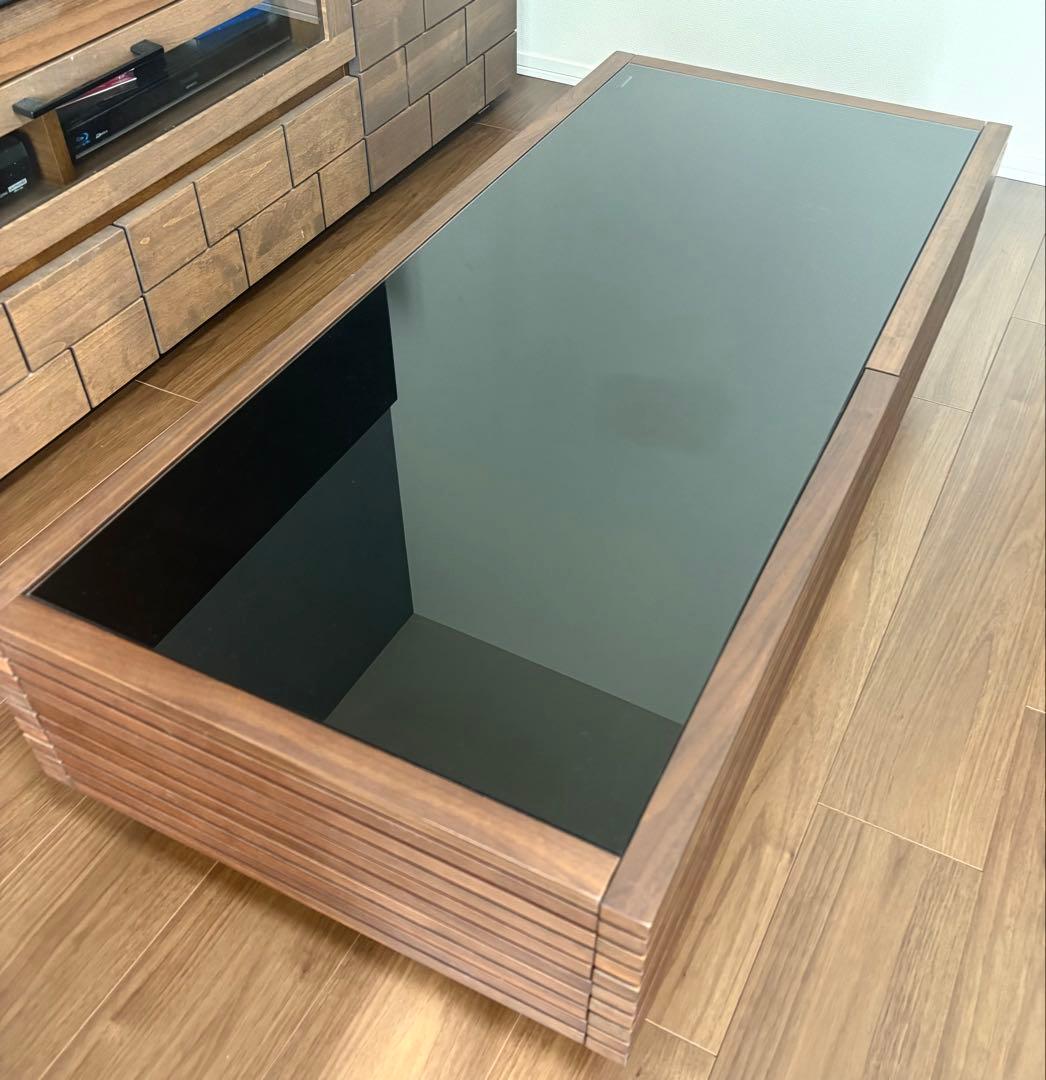 【美品】アルモニア　収納付きセンターテーブル