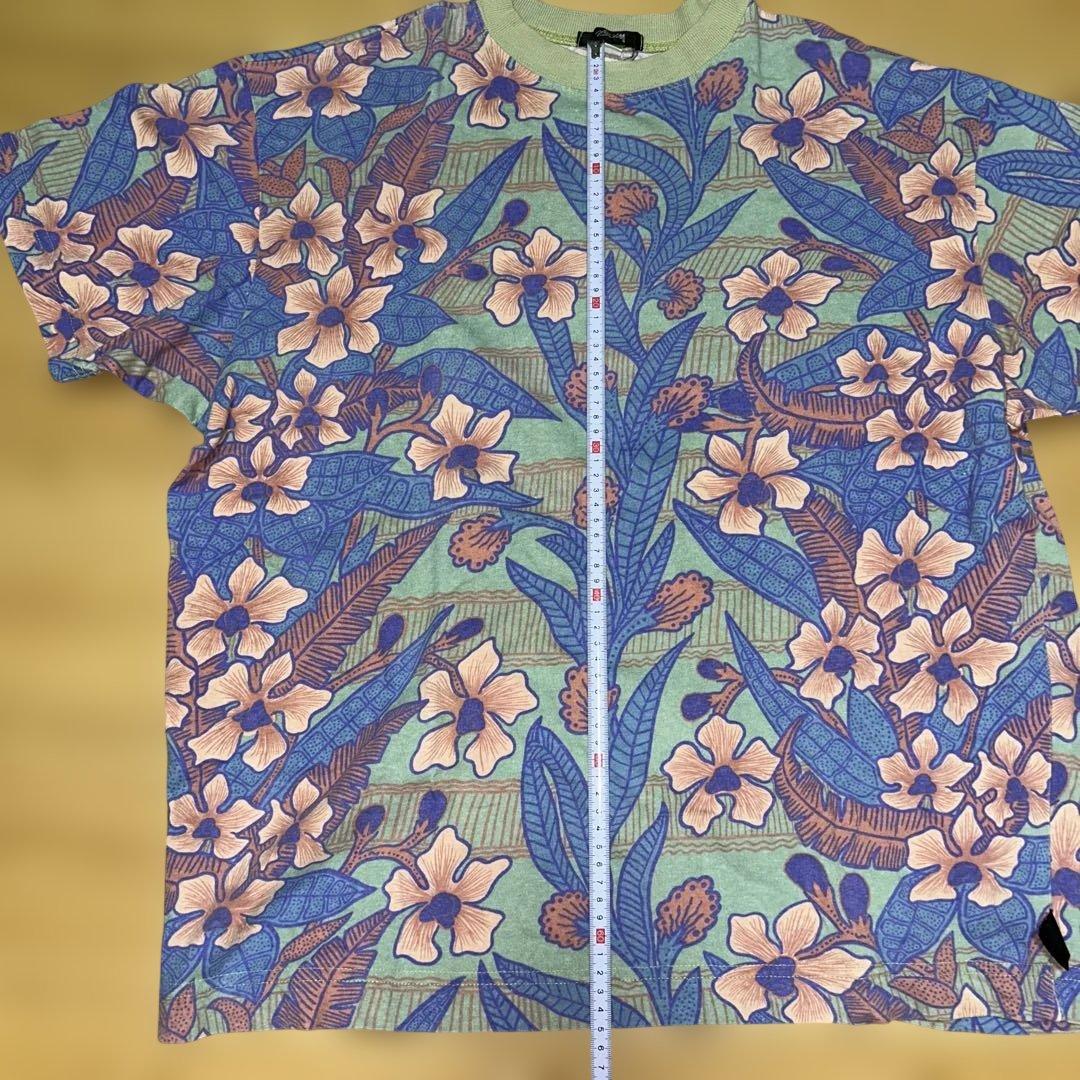 か*ギ様 Stussy フラワーパターン Tシャツ Lサイズ