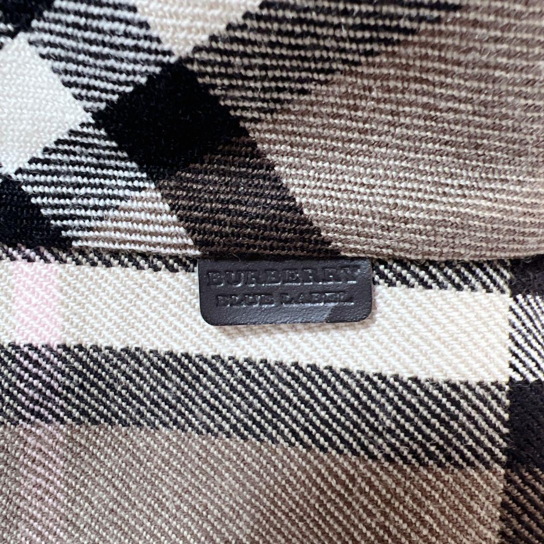 《美品》バーバリー リバーシブル バケットハット ノバチェック ブラウン バケハ