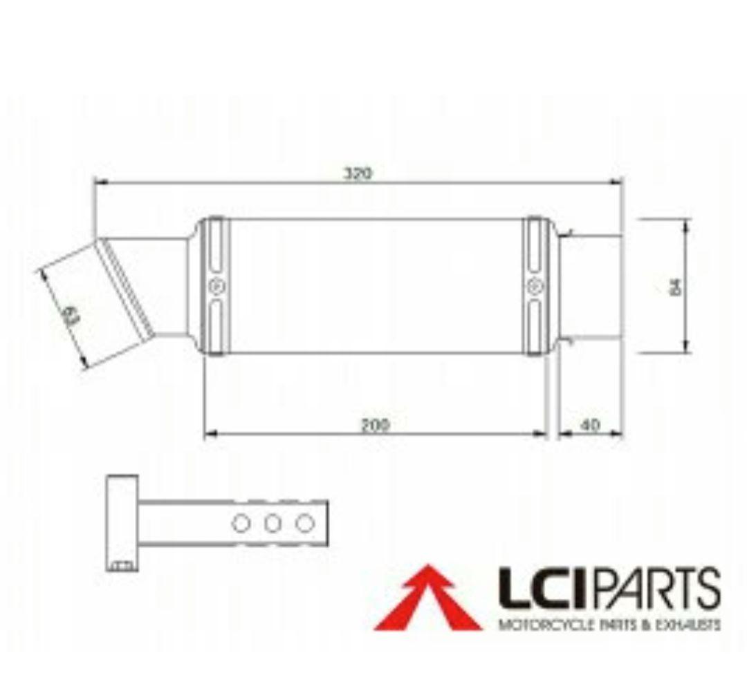 LCI PARTS　CB1100 2010〜2016年 スリップオンマフラー