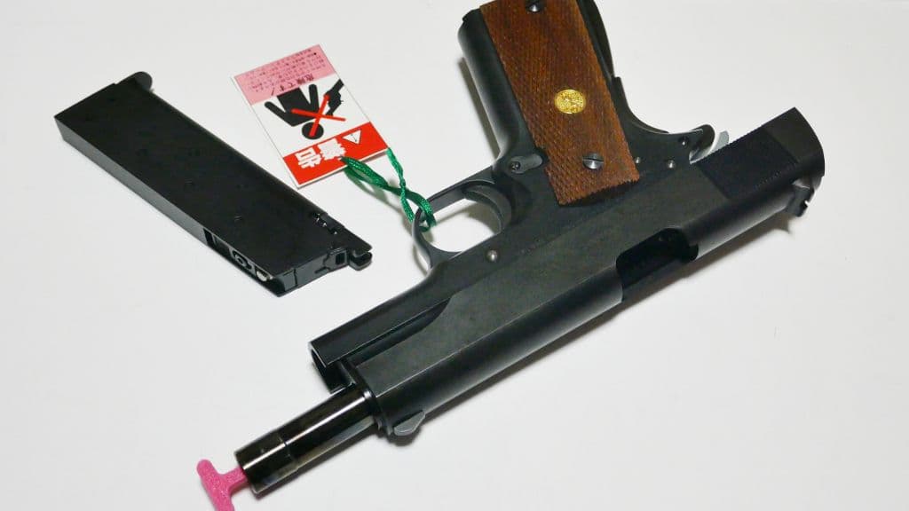 WA MKⅣシリーズ70ガンブラックver+ウッドグリップ