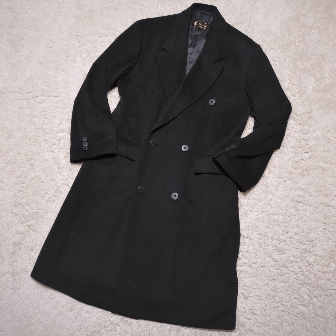 美品！Wind Armor　カシミヤ100%ロングチェスターコート　ダブル　L