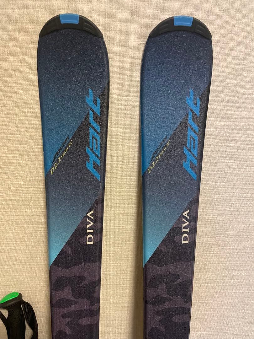 140センチHart Diva スキーセット ストック付き