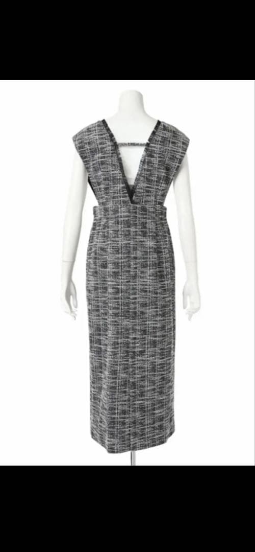 【Apuweiser-riche】ラップツイードジャンスカ