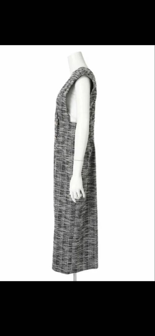 【Apuweiser-riche】ラップツイードジャンスカ