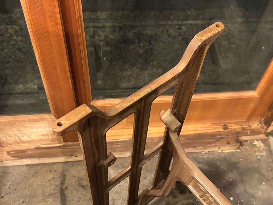 引取価格 三菱 足踏みミシン脚 アンティーク レトロ テーブル