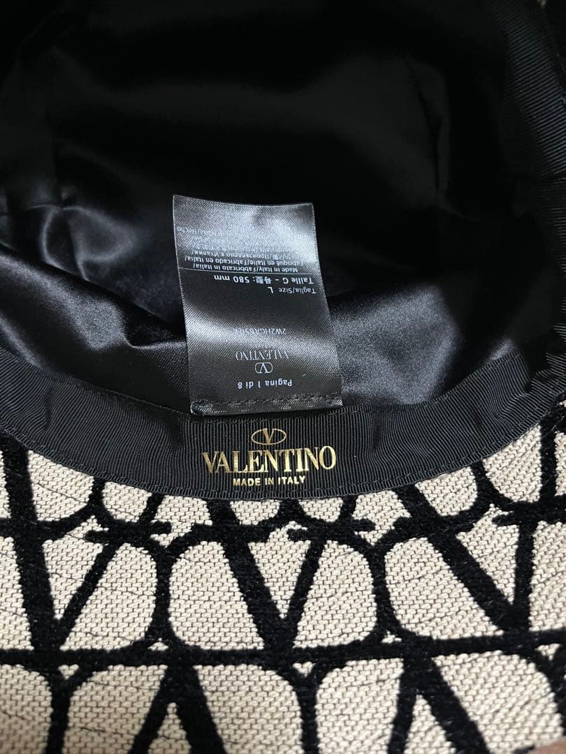 Valentino トワルイコノグラフ バケットハット(箱付き)