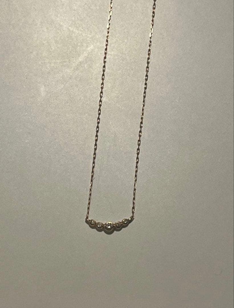 4℃ K10ピンクゴールド ネックレス