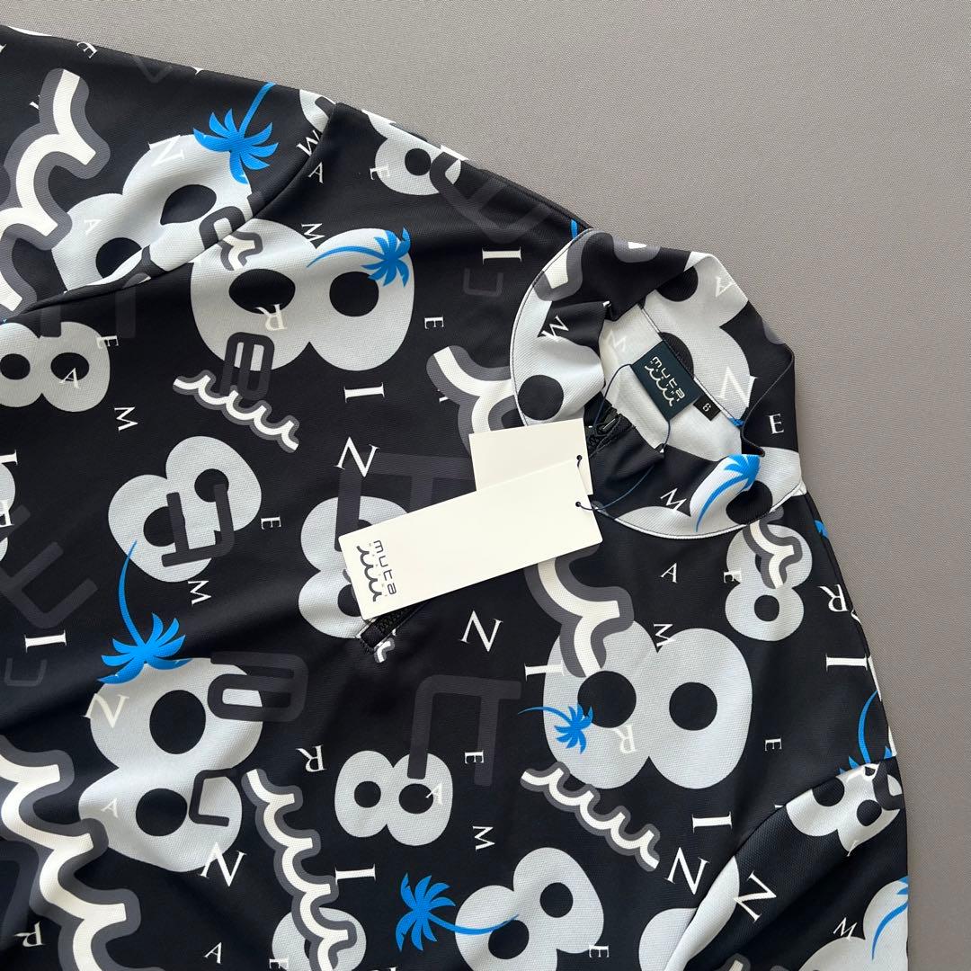 【新品】muta MARINE ムータマリン　ヘムリブ　ハーフジップ メンズ
