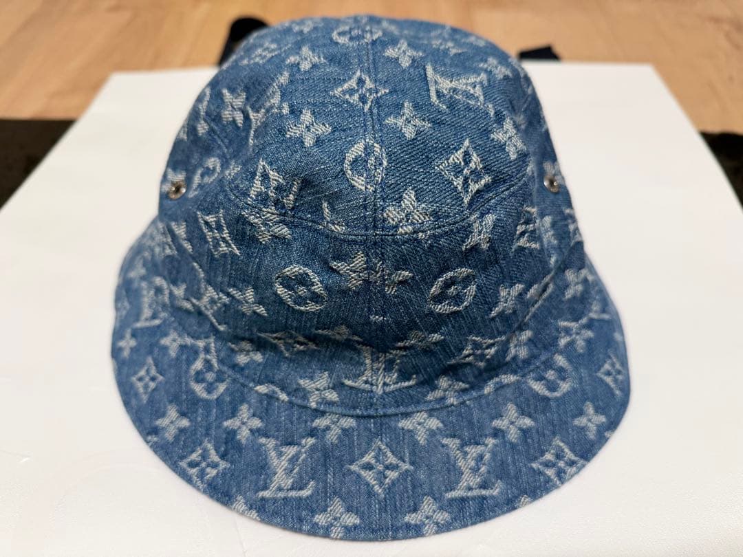 ミ*ル様 LOUIS VUITTON デニムバケットハット　レディースメンズ　リ