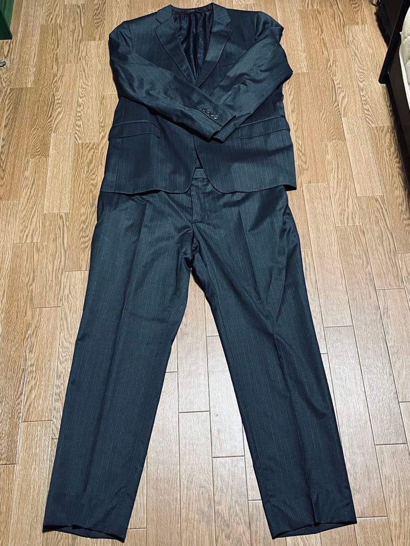 TJ　ETRO ストライプスーツ 58