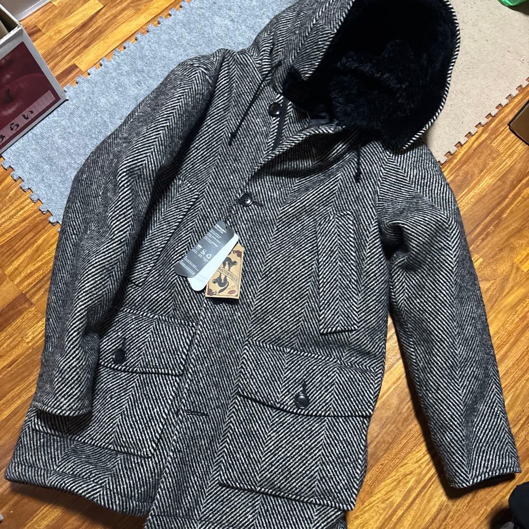 む*ん様 ギャングスタービル　ヘンリーボーン　モッズコート　プリマロフト　ウール