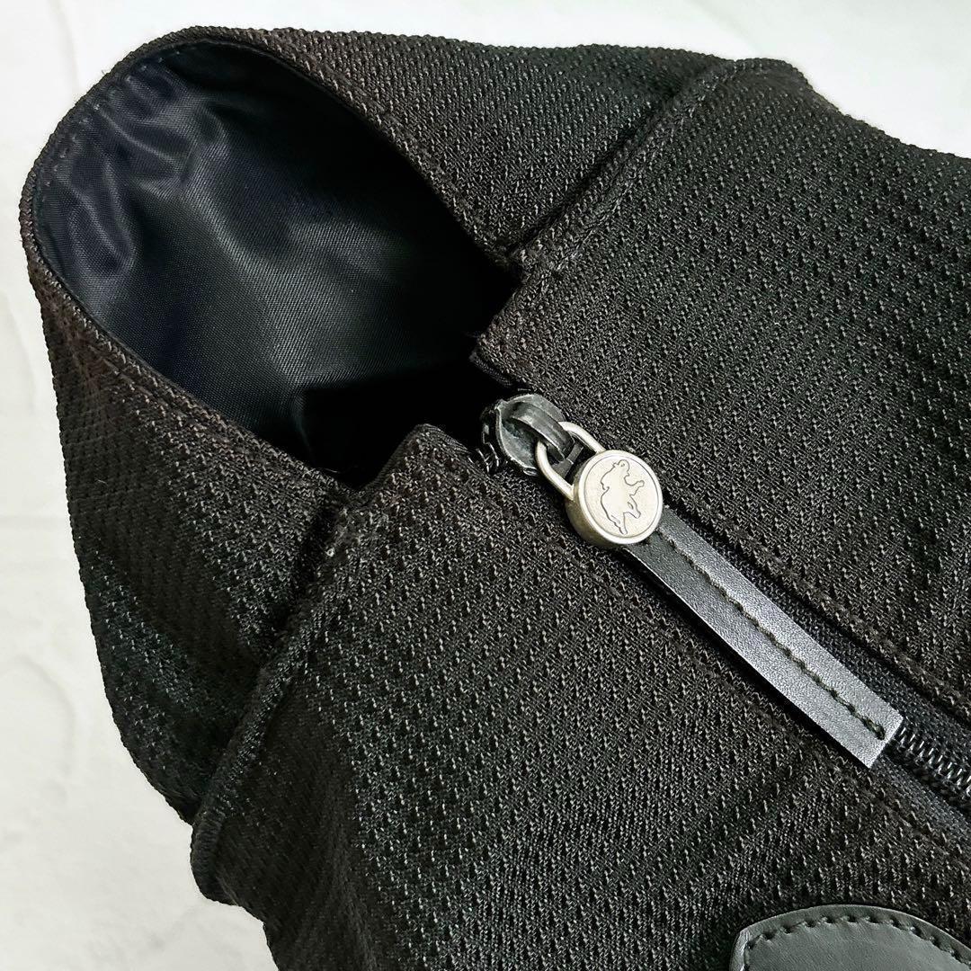 《美品》 HUNTING WORLD 大容量 2way ボストンバッグ ロゴ 黒