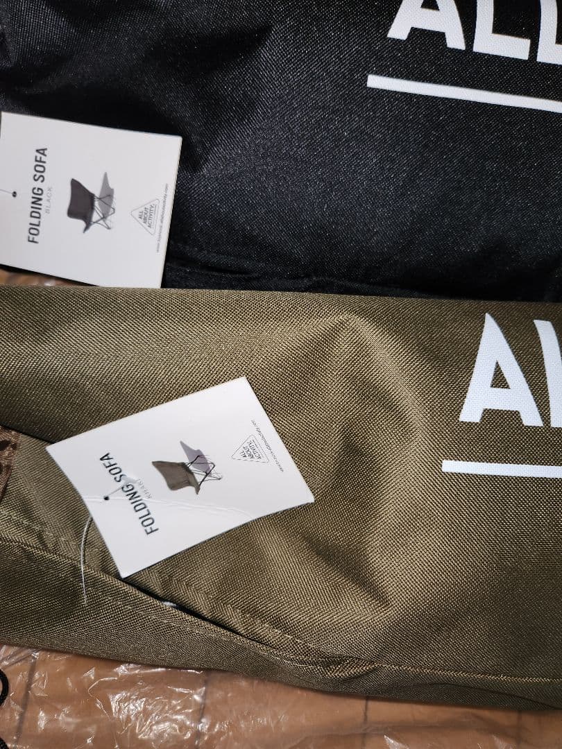 ALL ABOUT ACTIVITY 組立式簡易ソファ チェア 2脚セット