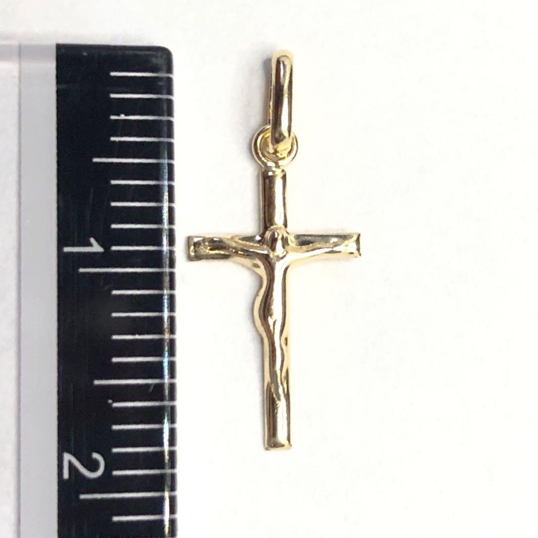 K18 クロス モチーフ ペンダント トップ 18金 イエローゴールド