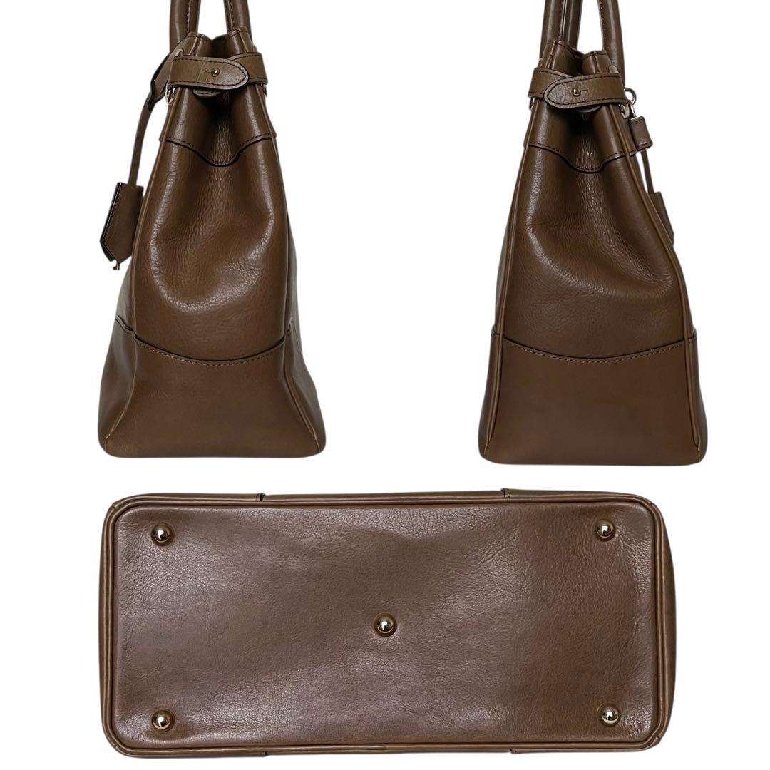 極美品 HAMANO クラッシーアーバントート ミニ ゴールド金具 南京錠 底鋲