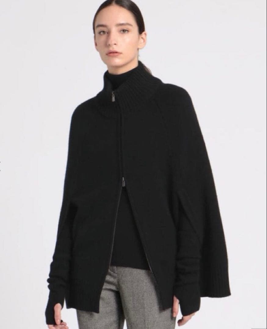 美品　セオリーリュクス　theory luxe 上質ポンチョ