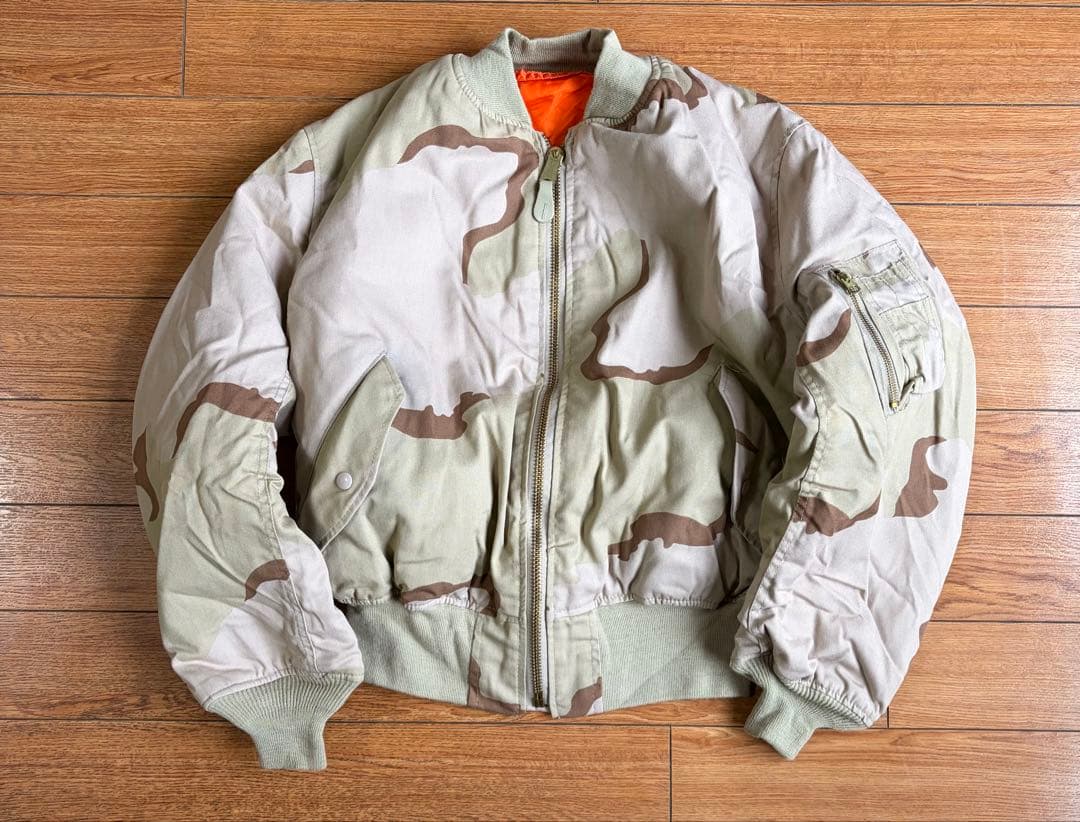 アルファMA-1 USA製　デッドストック　デザートカモ　迷彩