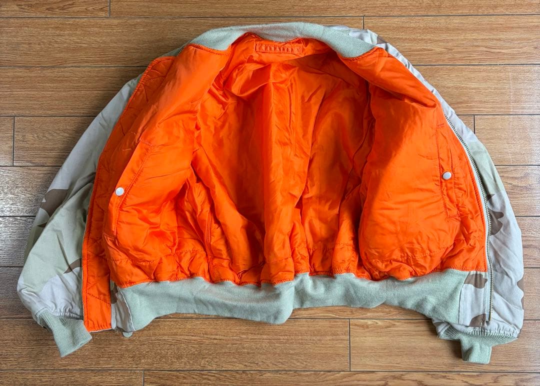 アルファMA-1 USA製　デッドストック　デザートカモ　迷彩