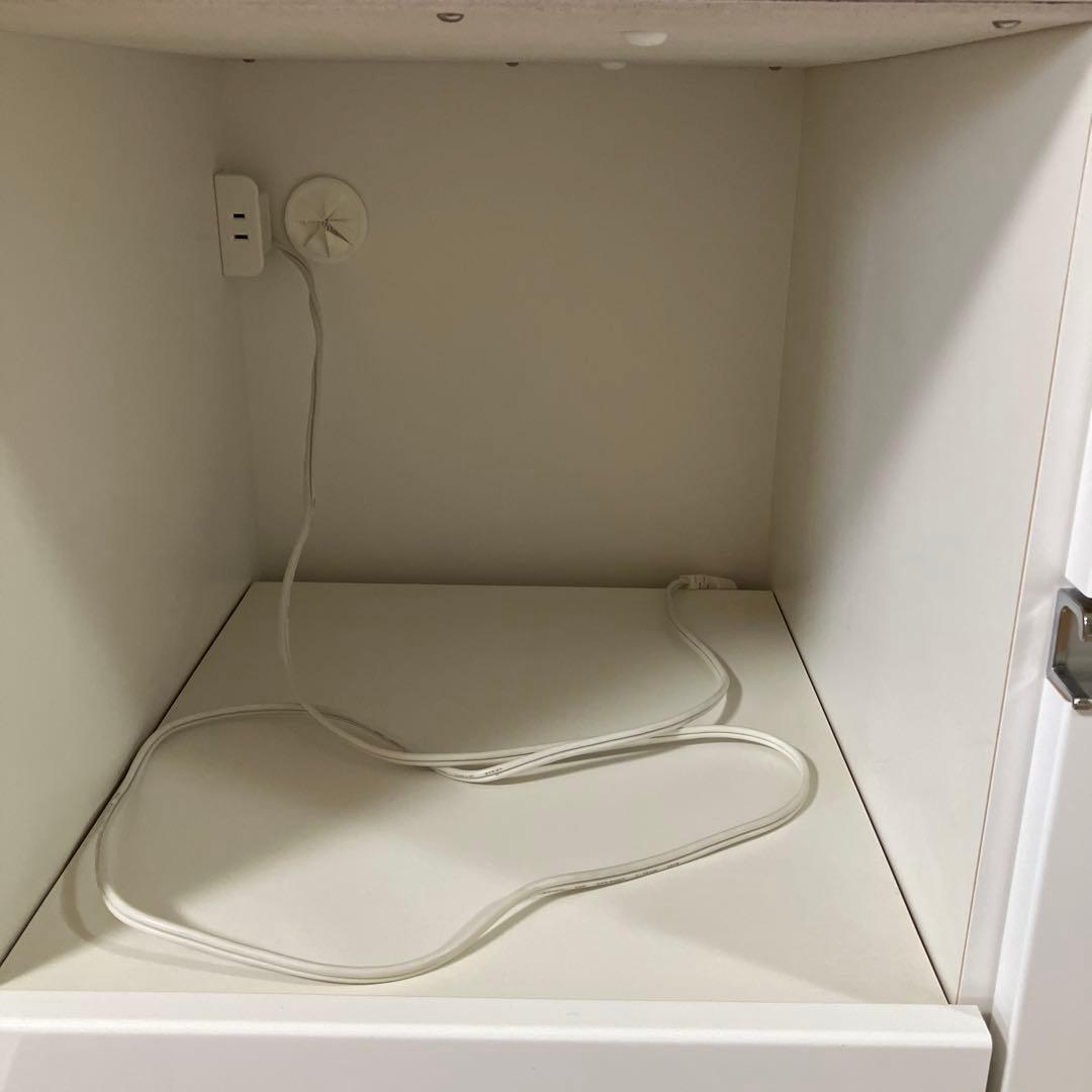 送料込み【美品】 松田家具　食器棚　幅89cm キッチンカウンター　レンジ　収納