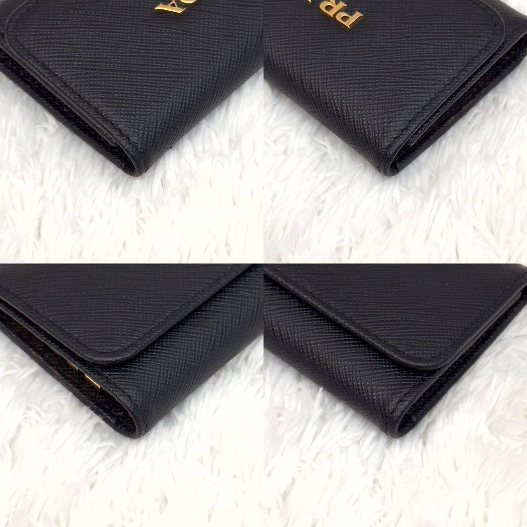 極美品⭐️現行 RFID内蔵 PRADA プラダ サフィアーノ レザー キーケース