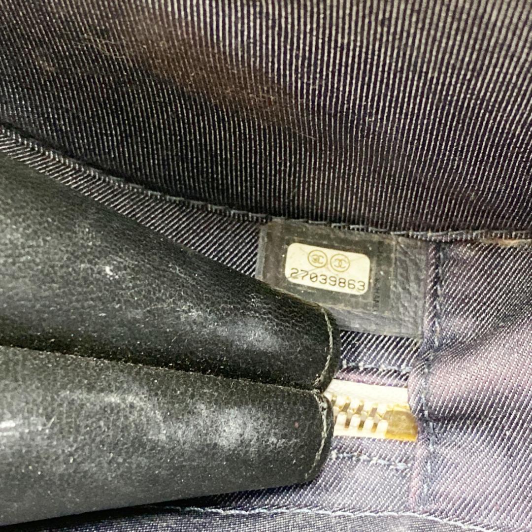 CHANEL シャネル カーフ ラウンド ロープ 2way ショルダーバッグ