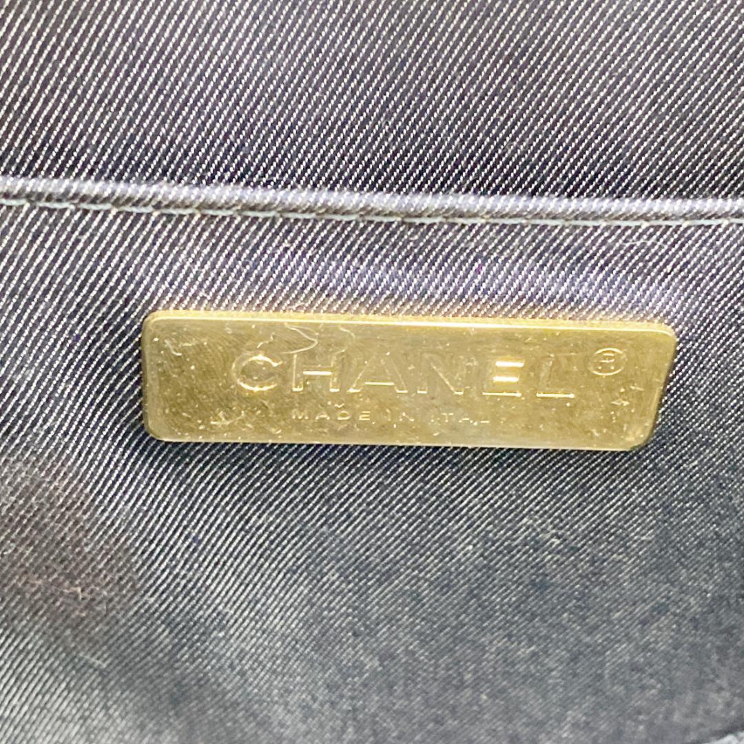 CHANEL シャネル カーフ ラウンド ロープ 2way ショルダーバッグ