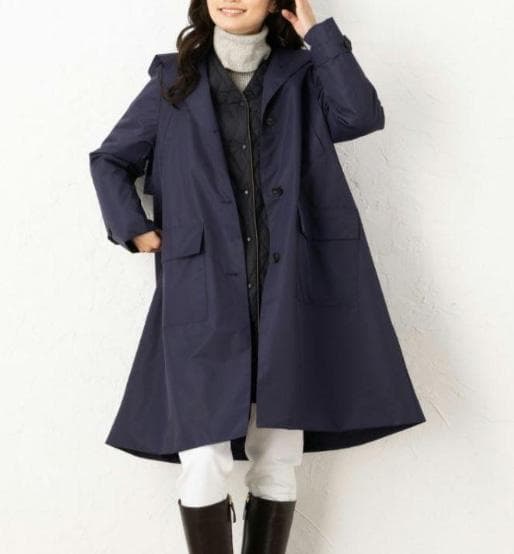 【新品】元町ゼラール フーディーコート★2枚セット　スプリングコート　撥水　M