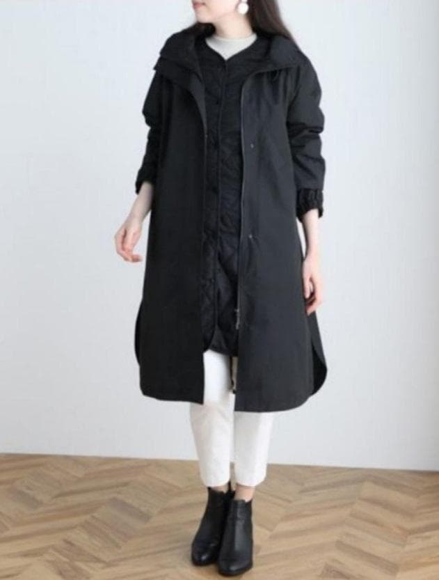 【新品】元町ゼラール フーディーコート★2枚セット　スプリングコート　撥水　M