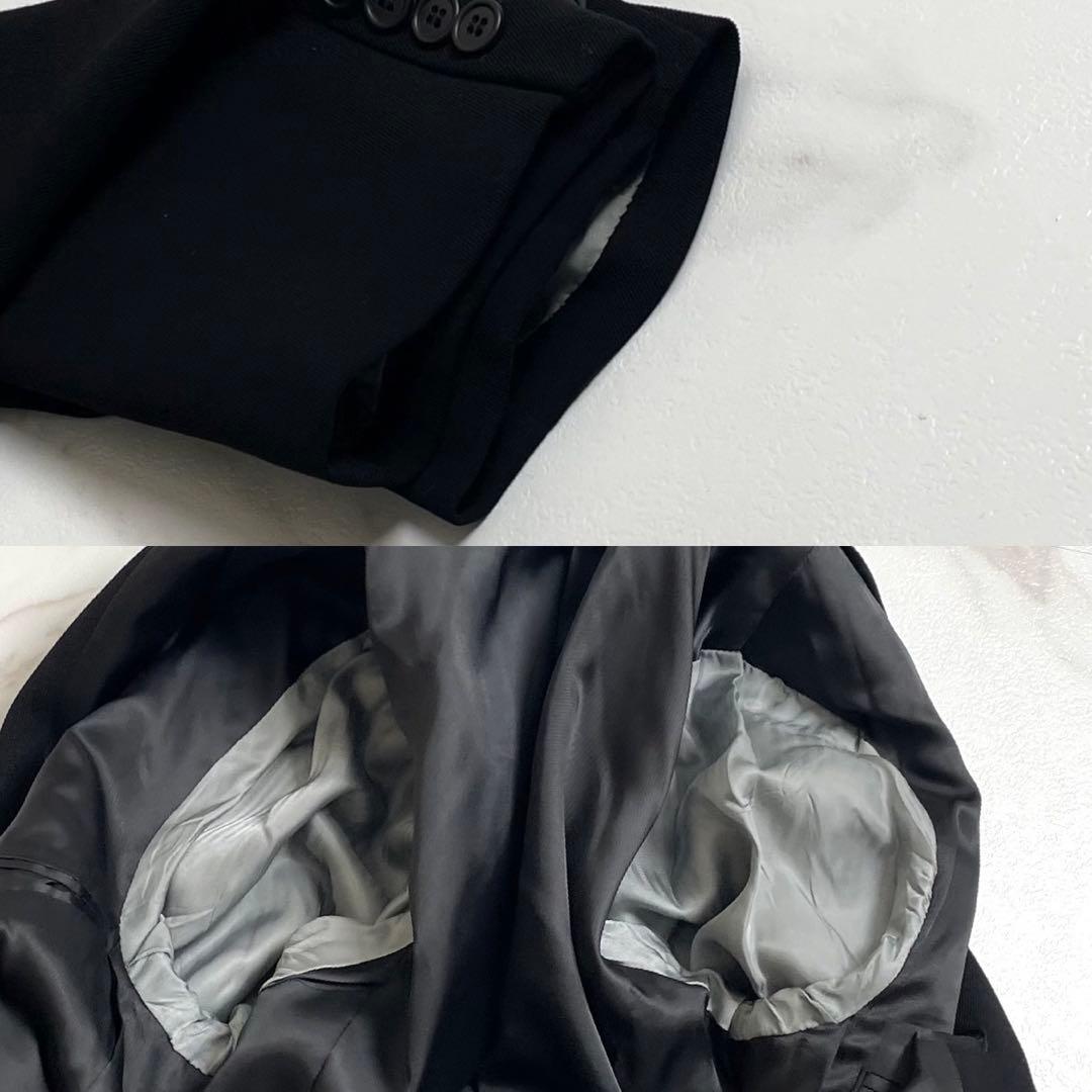 【美品✨】マオカラー スーツ セットアップ 比翼 sausaito 黒 A6