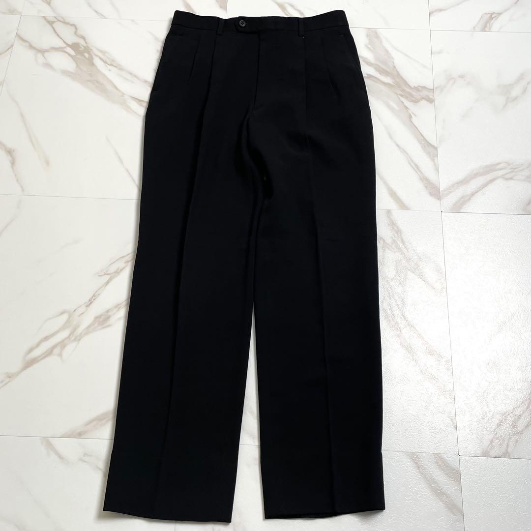 【美品✨】マオカラー スーツ セットアップ 比翼 sausaito 黒 A6