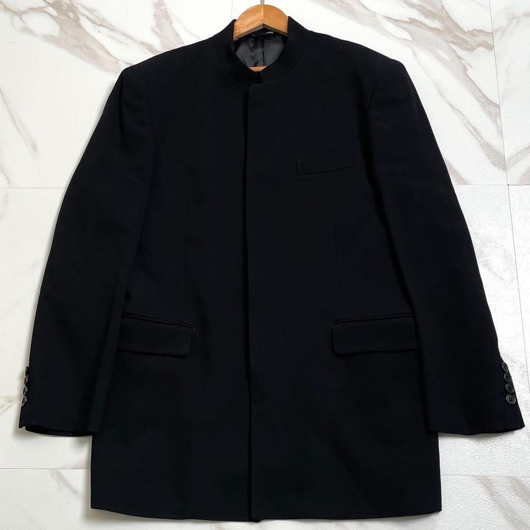 【美品✨】マオカラー スーツ セットアップ 比翼 sausaito 黒 A6