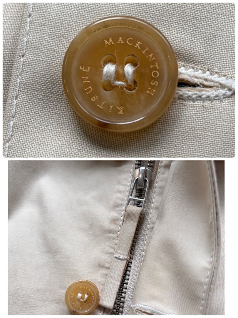 【激レアコラボ】マッキントッシュ×メゾンキツネ フィールドゴム引きジャケット L