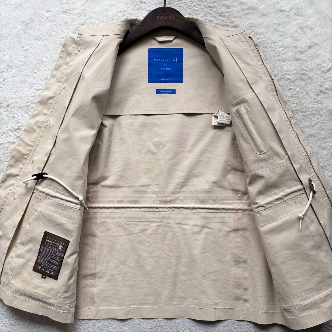 【激レアコラボ】マッキントッシュ×メゾンキツネ フィールドゴム引きジャケット L