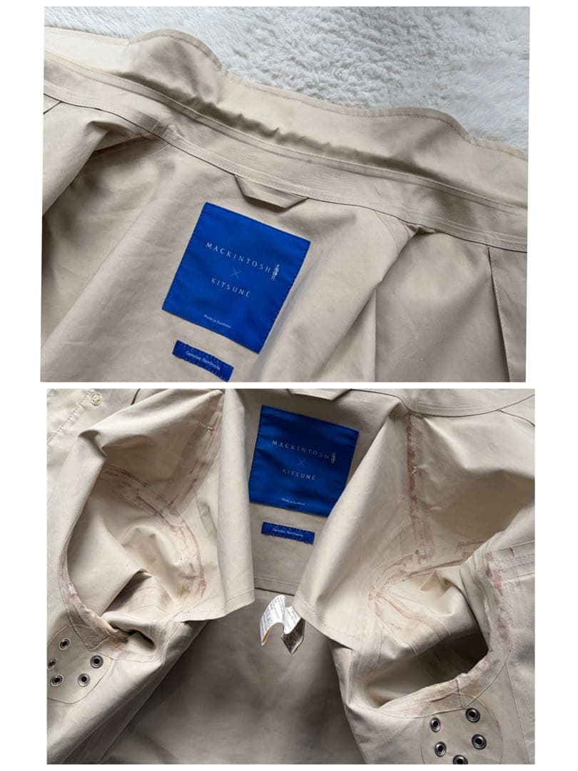 【激レアコラボ】マッキントッシュ×メゾンキツネ フィールドゴム引きジャケット L