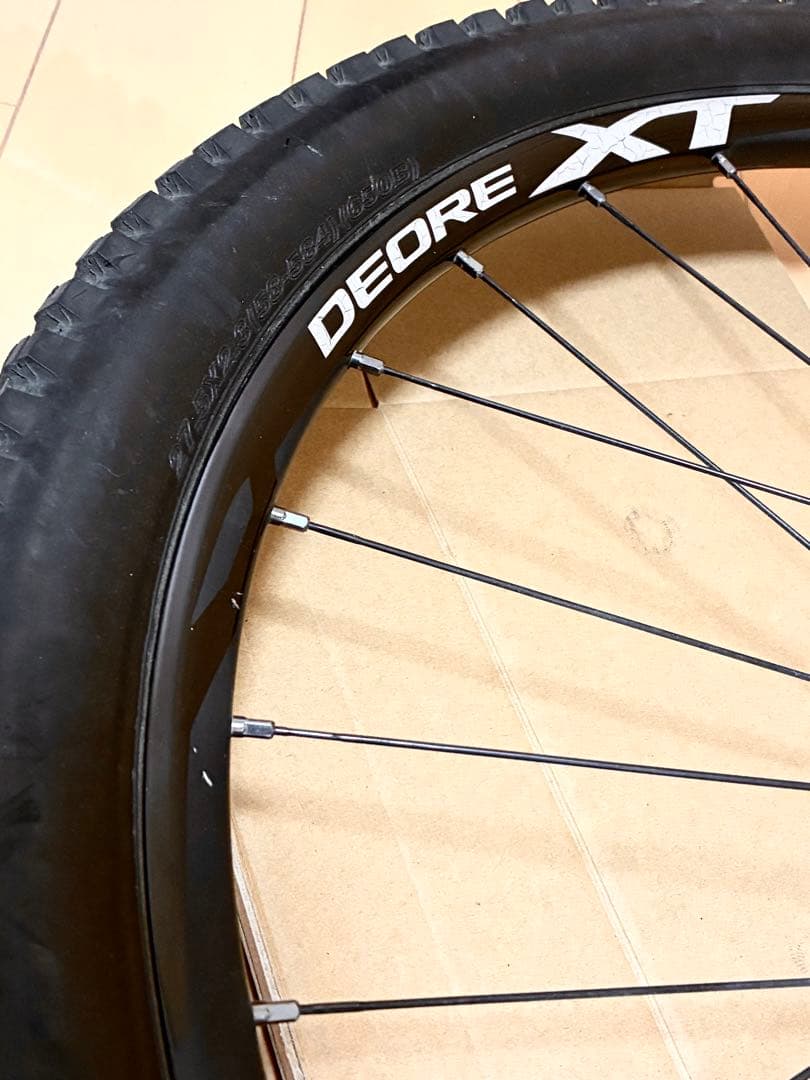 DEORE XT 完組ホイール前後セット　27.5インチ　タイヤ、ローター付き