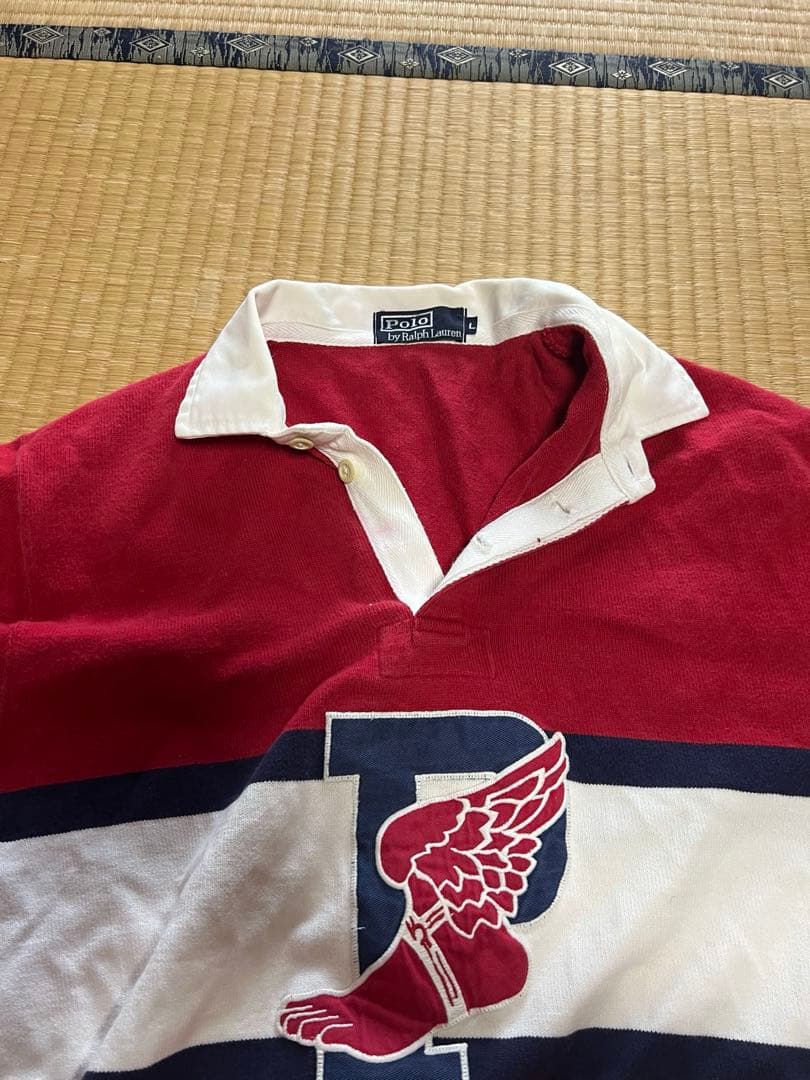 Polo by Ralph Lauren ラガーシャツ 赤