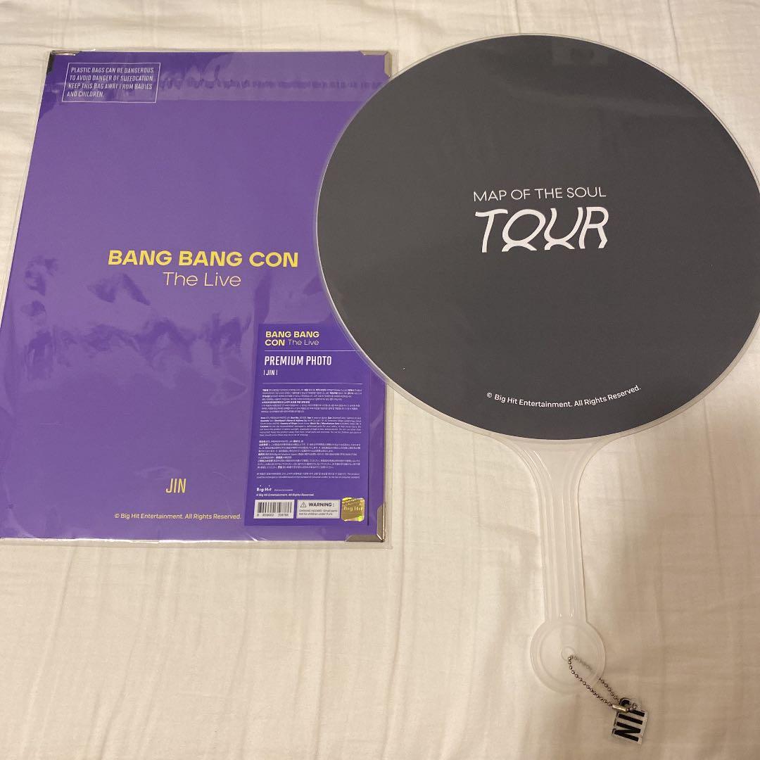 BTS jin MOSうちわ+バンバンコンプレフォトセット