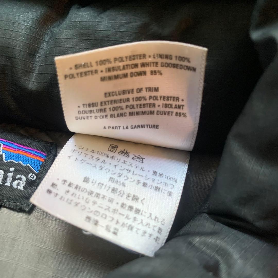 patagonia ダウンベスト L 黒 パタゴニア グースダウン L 黒