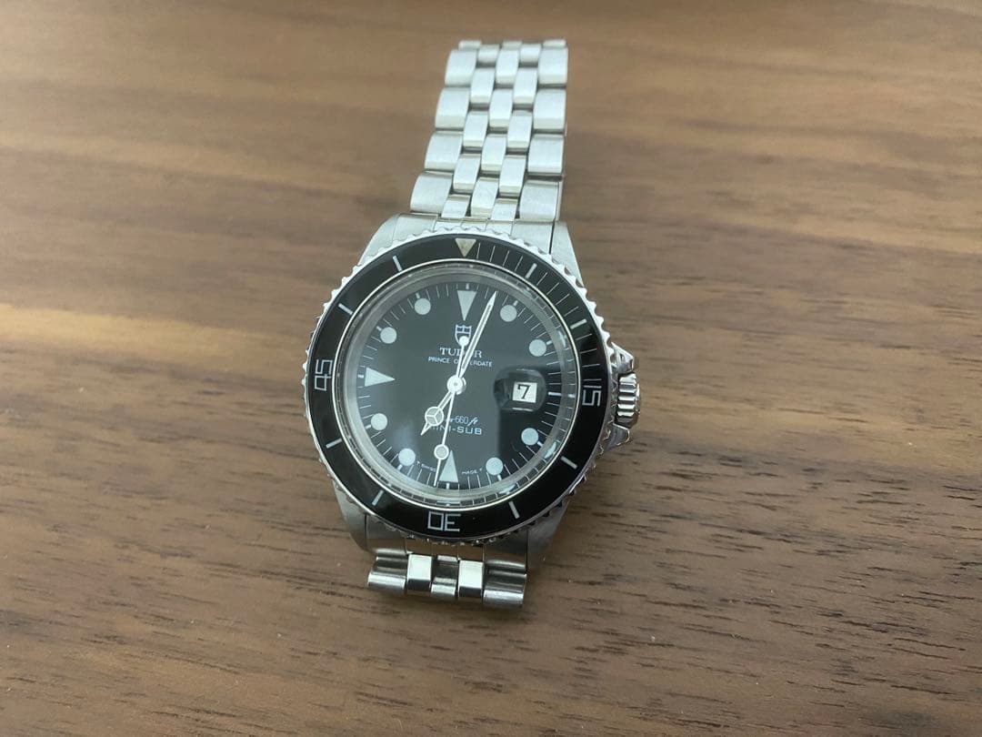 美品☆TUDOR miniサブ　ブラック 自動巻き腕時計