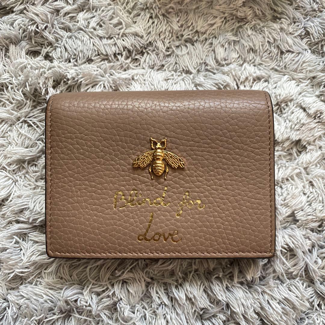 GUCCI 2つ折り財布 ミニ財布 アニマリエ