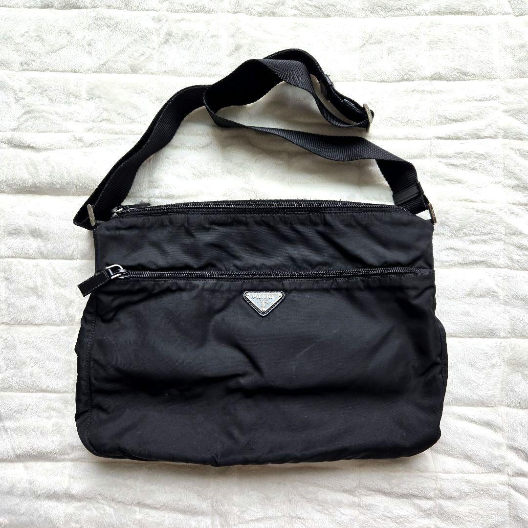 PRADA プラダ テスート ナイロン ショルダーバッグ 保存袋付き ブラック