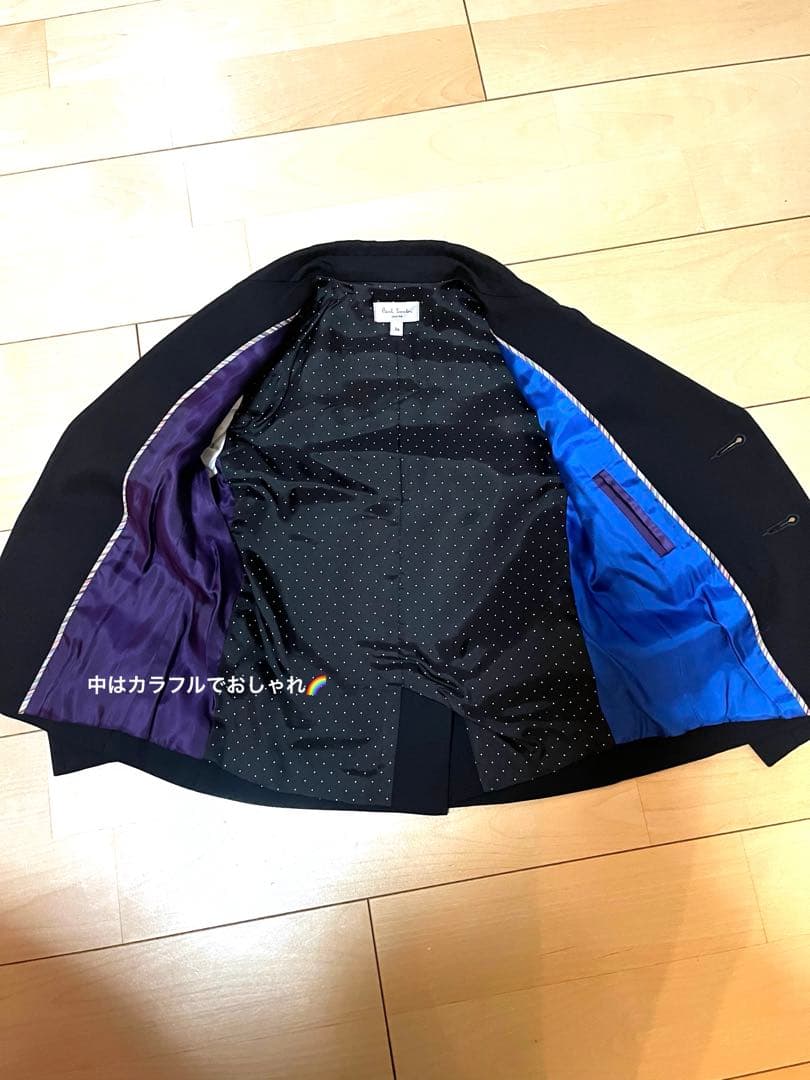 [美品]Paul Smith juniorフォーマルスーツ6点セット黒100